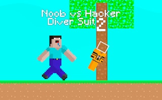 Image Noob vs Hacker Diver Suit